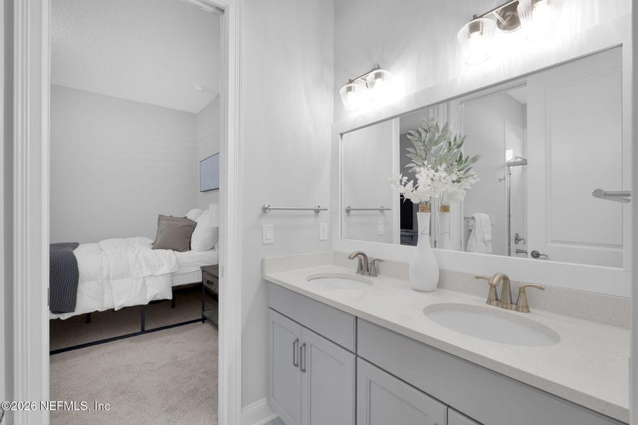 Furnished interior view inside a new home in Palmetto Cove, Ponte Vedra (Image 44).