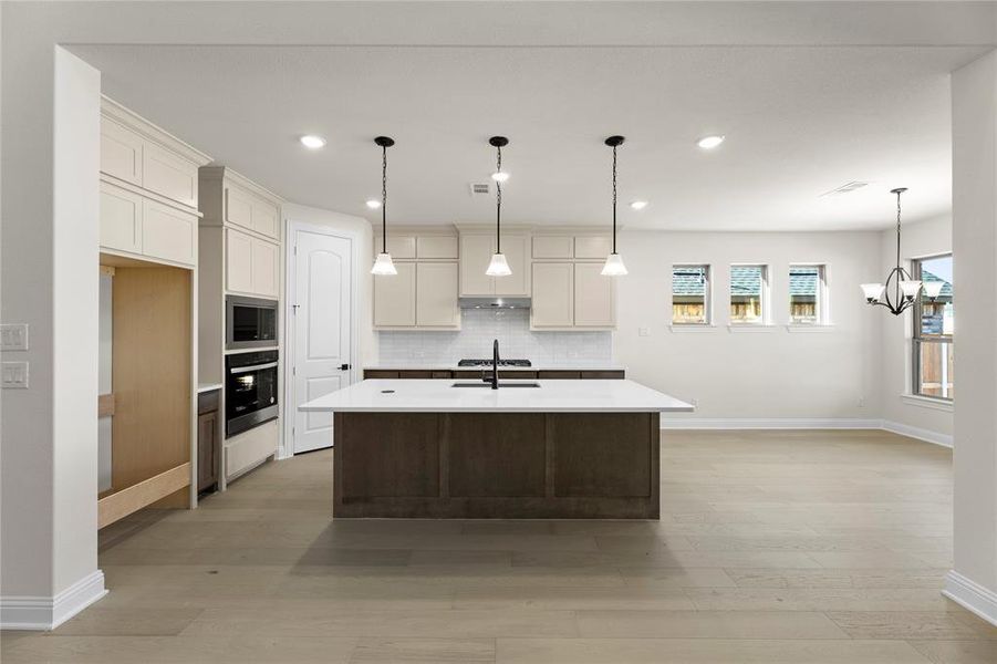 Furnished interior view inside a new home in Hillside Village, Celina (Image 9).