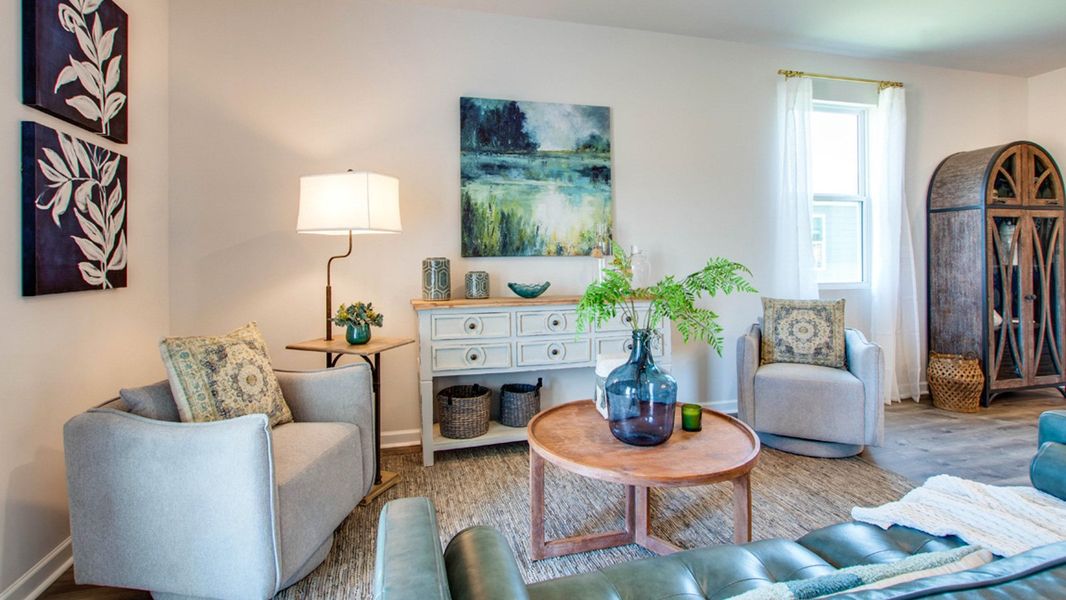 Furnished interior view inside a new home in Legacy Farms, White House (Image 14).