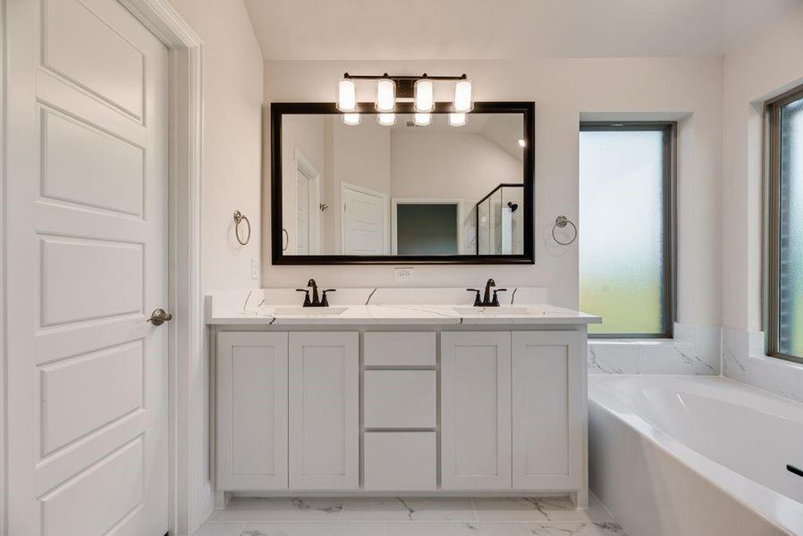 Furnished interior view inside a new home in , Lowry Crossing (Image 7).