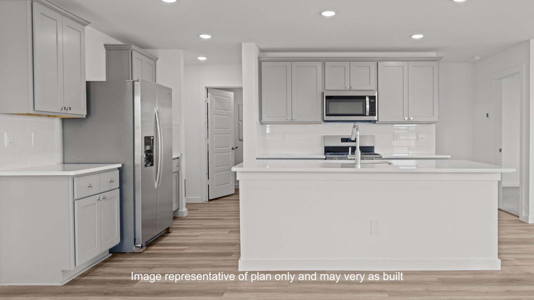 Furnished interior view inside a new home in Overlook West, Wolfforth (Image 5).