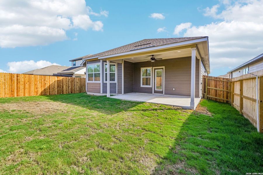 Exterior details and patio area of a home in Stetson Ridge, Marion (Image 3).