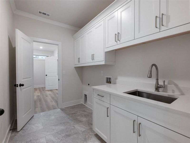 Furnished interior view inside a new home in , Buford (Image 16).