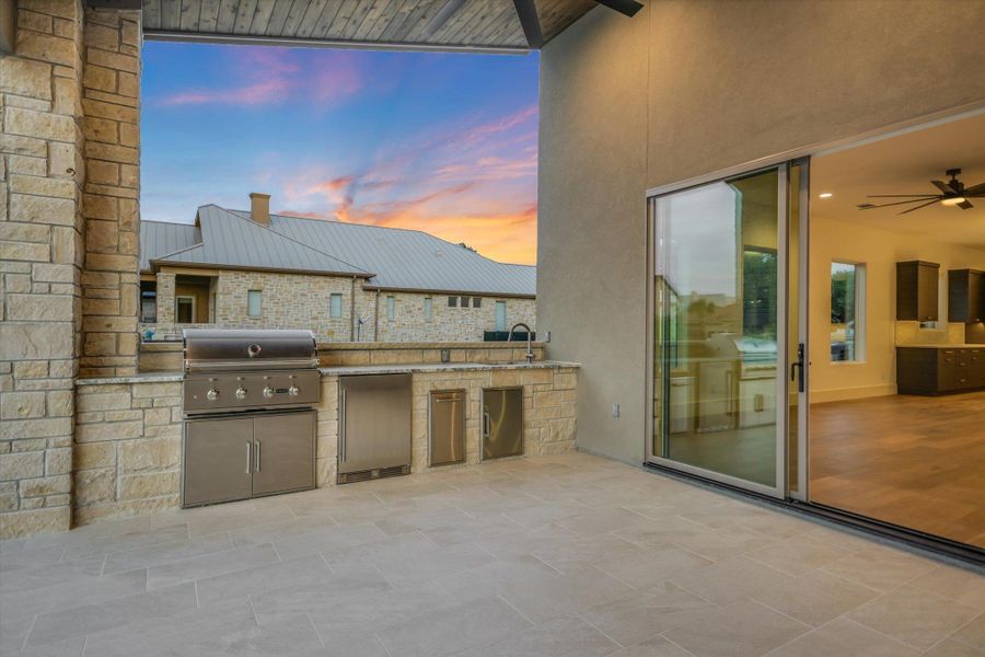 Exterior details and patio area of a home in , Horseshoe Bay (Image 28).