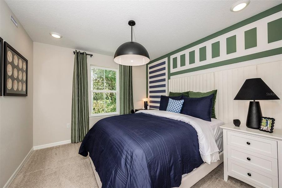 Furnished interior view inside a new home in Aulin Square, Oviedo (Image 12).