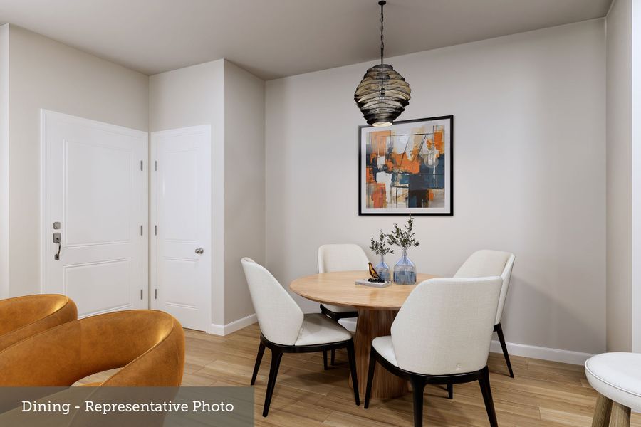 Furnished interior view inside a new home in Hardy Pond Townhomes, Rock Hill (Image 6).