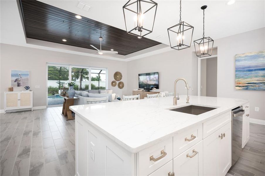 Furnished interior view inside a new home in , Venice (Image 29).