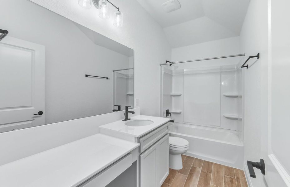 Furnished interior view inside a new home in Santa Rita Ranch, Liberty Hill (Image 9).