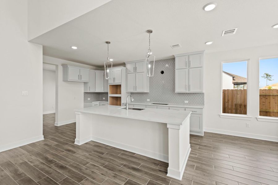 Furnished interior view inside a new home in ARTAVIA® - 60', Conroe (Image 7). Furnished interior view inside a new home in ARTAVIA® - 60', Conroe (Image 7).