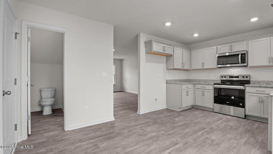 Furnished interior view inside a new home in Jetstream Park, Wilson (Image 6).