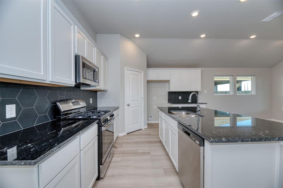 Furnished interior view inside a new home in Aldeana - Paintbrush Collection, Bonney (Image 12).