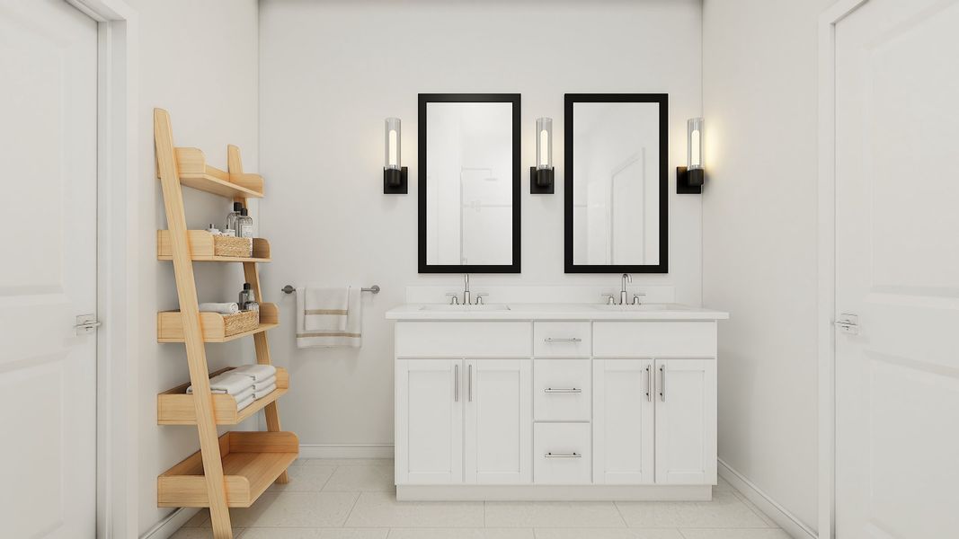 Primary bath with vanity Primary bath with vanity