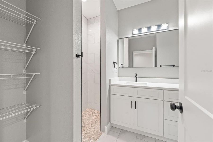 Furnished interior view inside a new home in , Williston (Image 8).