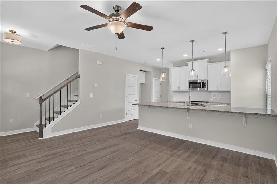 Spacious, unfurnished interior of a new home in The Cottages at East Lanier, Fayetteville (Image 15).