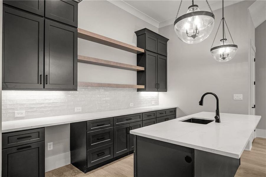 Furnished interior view inside a new home in , Newnan (Image 53).