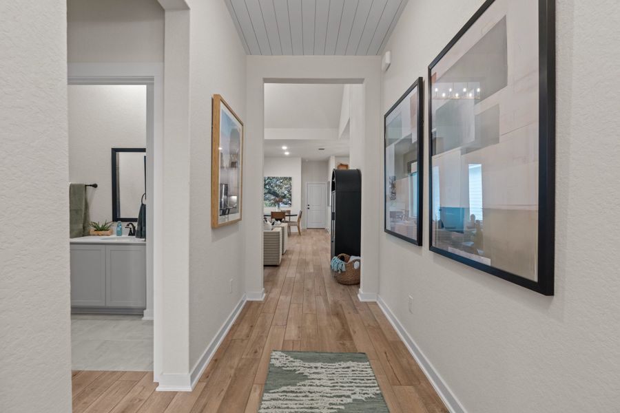 Spacious, unfurnished interior of a new home in The Crossvine – Garden Homes, Schertz (Image 19). Spacious, unfurnished interior of a new home in The Crossvine – Garden Homes, Schertz (Image 19).