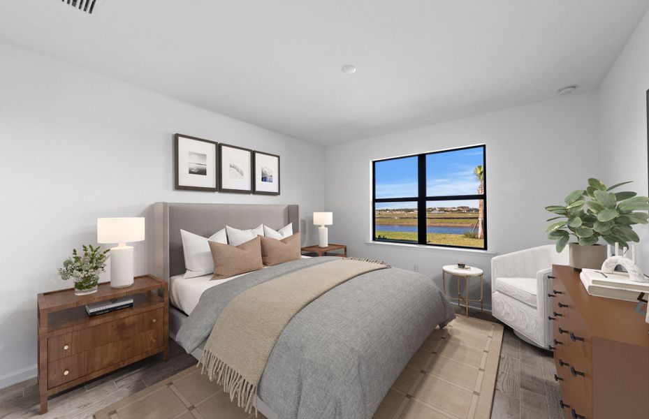 Furnished interior view inside a new home in Del Webb Naples, Immokalee (Image 7).