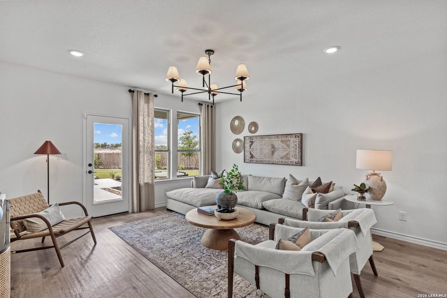 Furnished interior view inside a new home in Dove Song, Marion (Image 25).