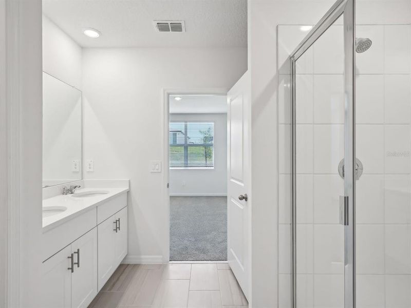 Furnished interior view inside a new home in Benton Hills - Classic Series, Brooksville (Image 17).