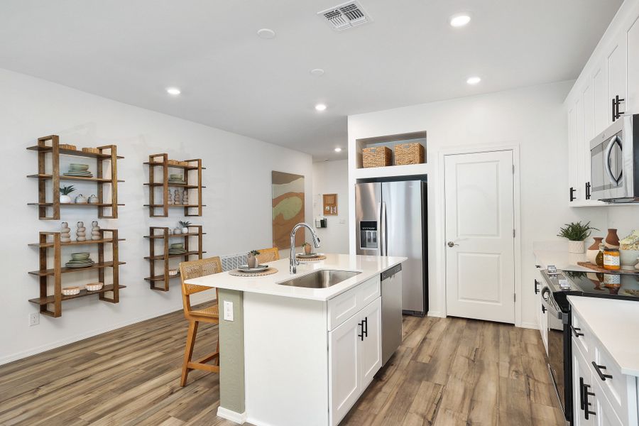 Furnished interior view inside a new home in North Copper Canyon, Surprise (Image 10).