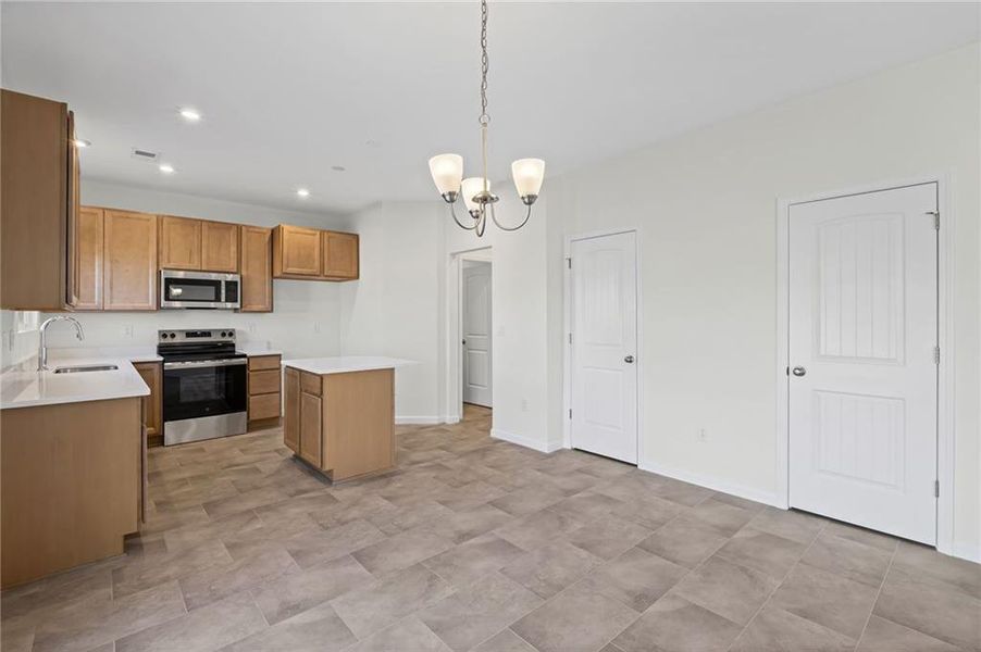 Furnished interior view inside a new home in Sage Woods, Dallas (Image 6).