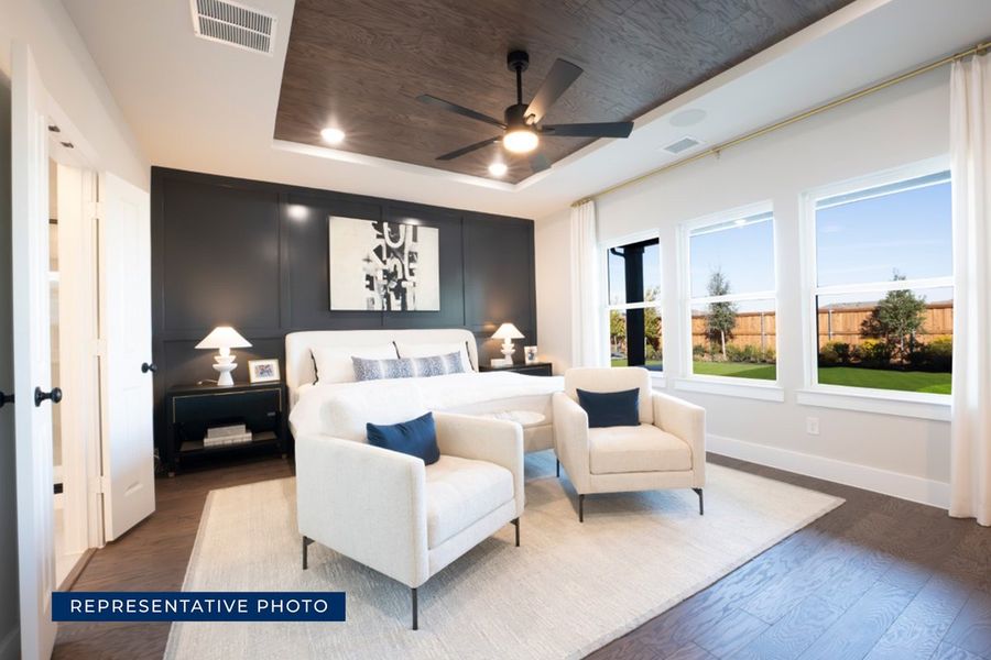 Representative furnished interior of a home built from the Roosevelt F by First Texas Homes in The Villages of Hurricane Creek, Anna (Image 10). Representative furnished interior of a home built from the Roosevelt F by First Texas Homes in The Villages of Hurricane Creek, Anna (Image 10).