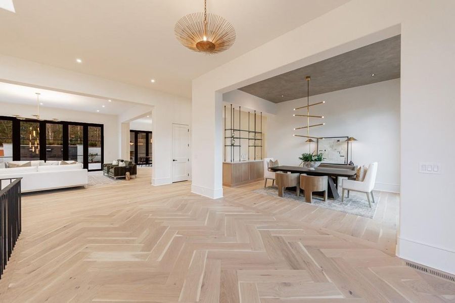 Furnished interior view inside a new home in , Atlanta (Image 85). Furnished interior view inside a new home in , Atlanta (Image 85).