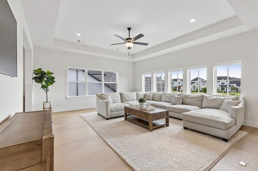 Furnished interior view inside a new home in , Frisco (Image 30). Furnished interior view inside a new home in , Frisco (Image 30).