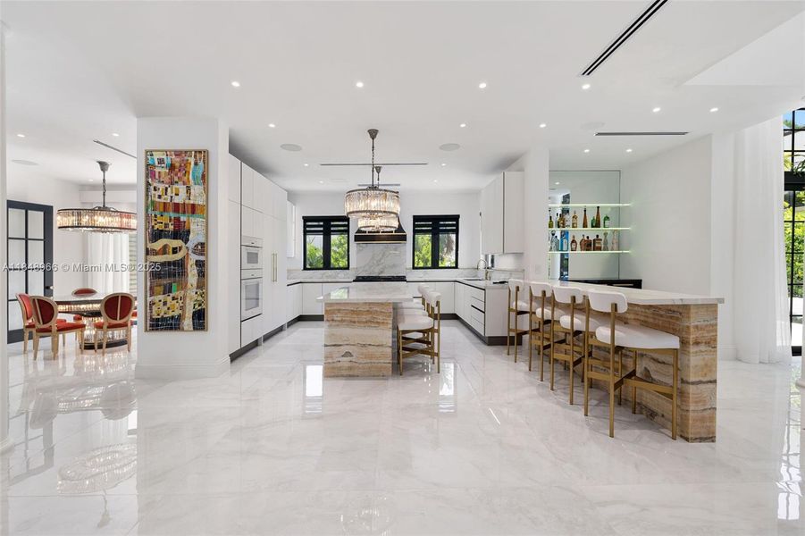 Furnished interior view inside a new home in , Miami Beach (Image 14). Furnished interior view inside a new home in , Miami Beach (Image 14).