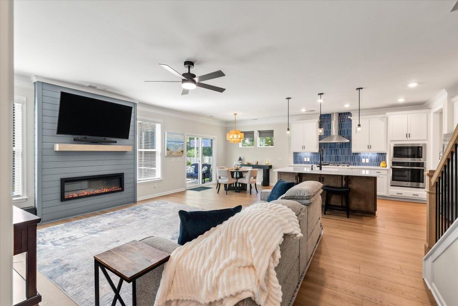 Furnished interior view inside a new home in Parker's Preserve, Ridgeville (Image 27).
