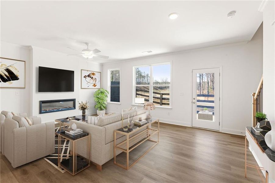 Furnished interior view inside a new home in Porter Reserve, Decatur (Image 6).