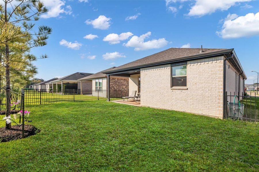 Room for gardening, a pet with zoomies, cornhole tournaments with your friends