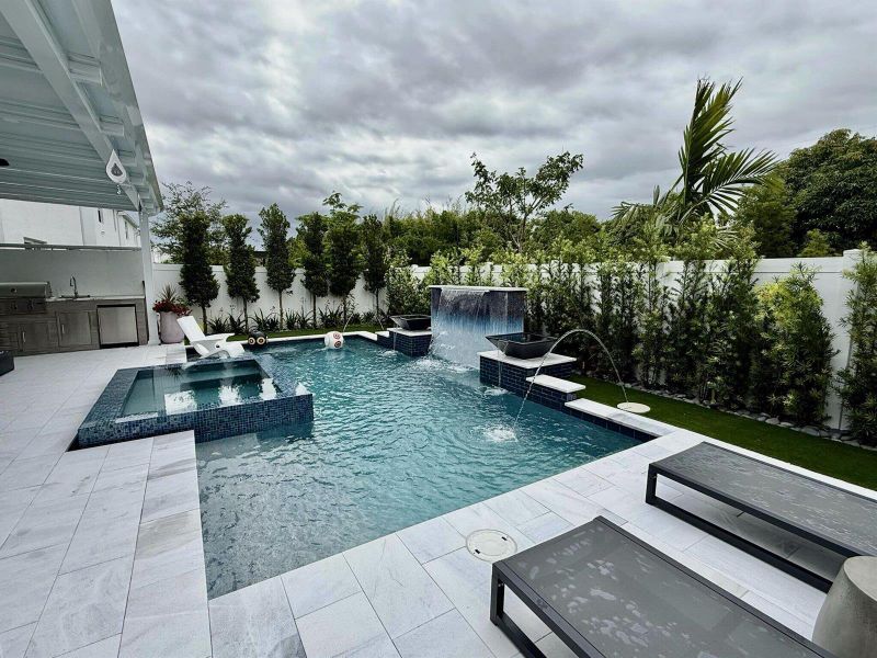 Pool in neighborhood Pool in neighborhood