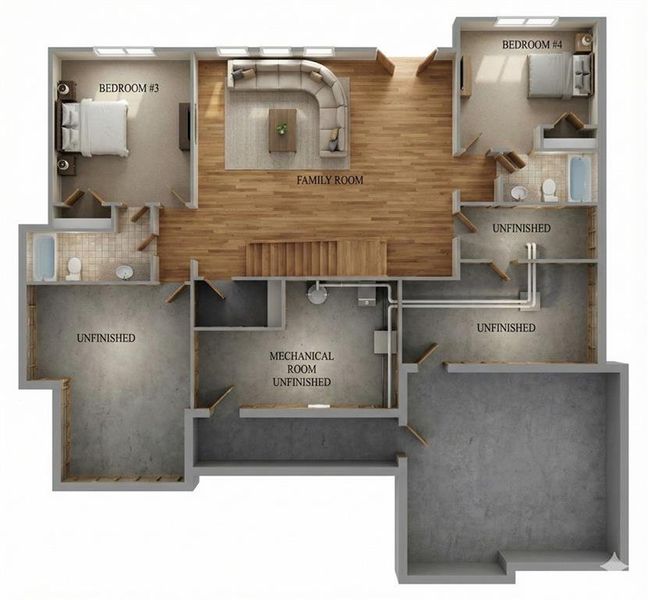 2D floor plan layout of this home in , Gainesville, GA (Image 3). 2D floor plan layout of this home in , Gainesville, GA (Image 3).