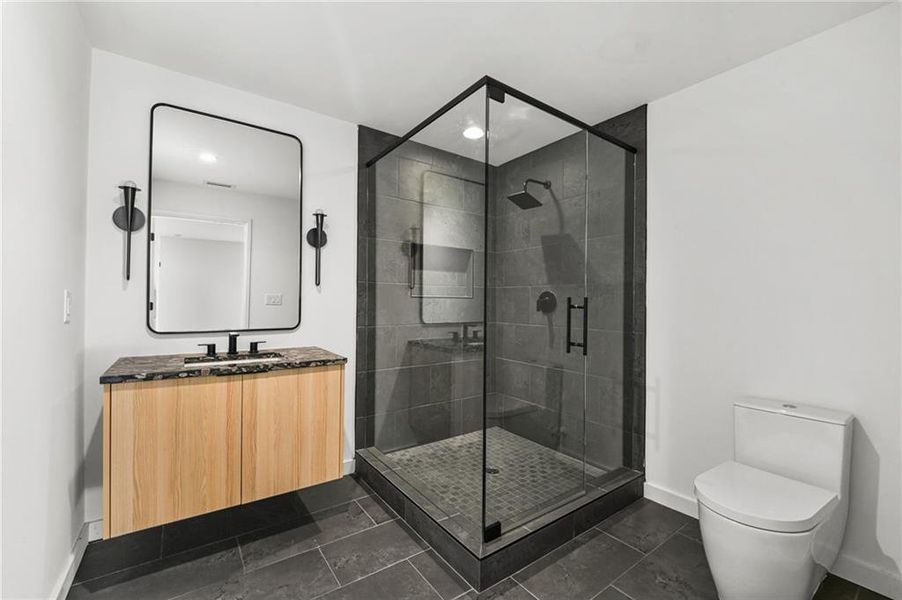 Furnished interior view inside a new home in , Atlanta (Image 6).