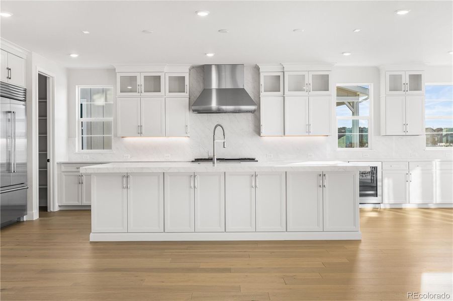 Furnished interior view inside a new home in Luxe at The Canyons, Castle Pines (Image 7).