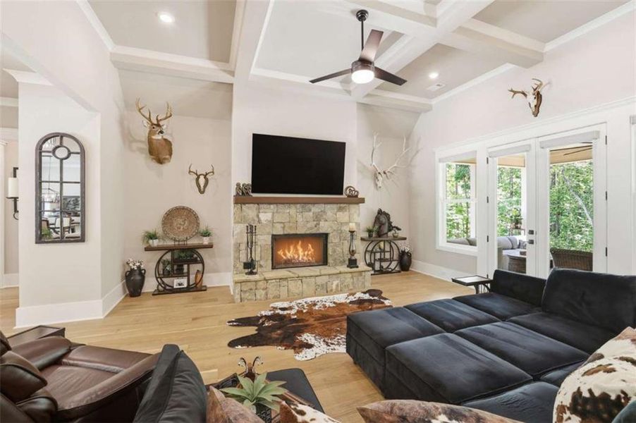 Furnished interior view inside a new home in , Clarkesville (Image 6).