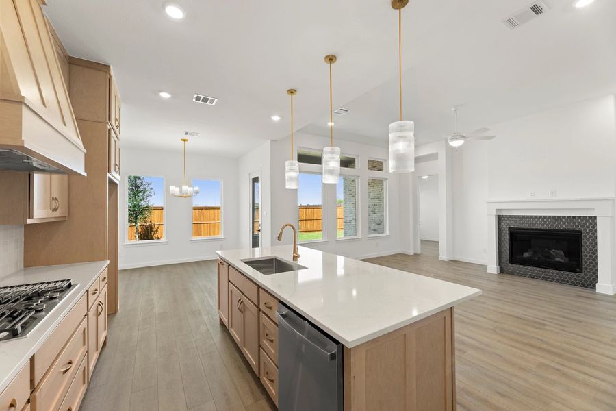 Open Kitchen-Living-Dining Room Open Kitchen-Living-Dining Room