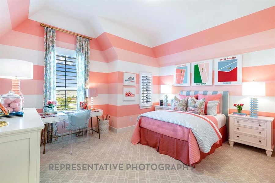 Furnished interior view inside a new home in Star Trail, Prosper (Image 27).