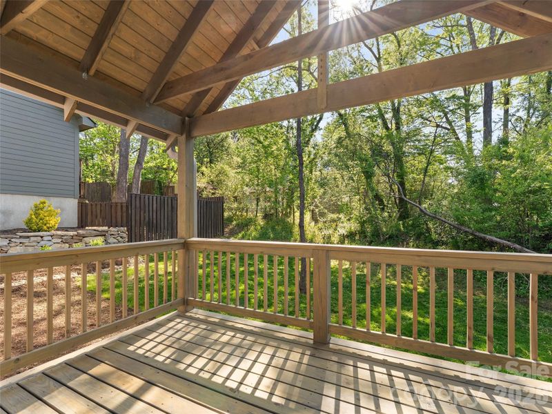 Exterior details and patio area of a home in , Brevard (Image 26).