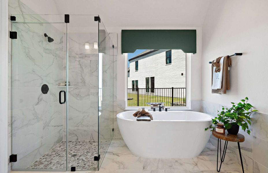 Representative furnished interior of a home built from the 3546 by Ravenna Homes in Artavia 70′, Conroe (Image 15).