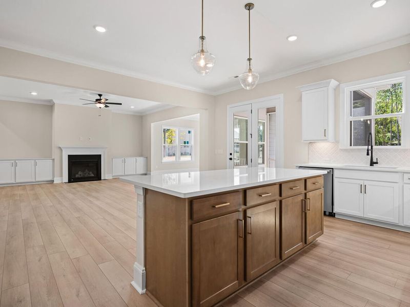 Furnished interior view inside a new home in Rockport, Wake Forest (Image 8).