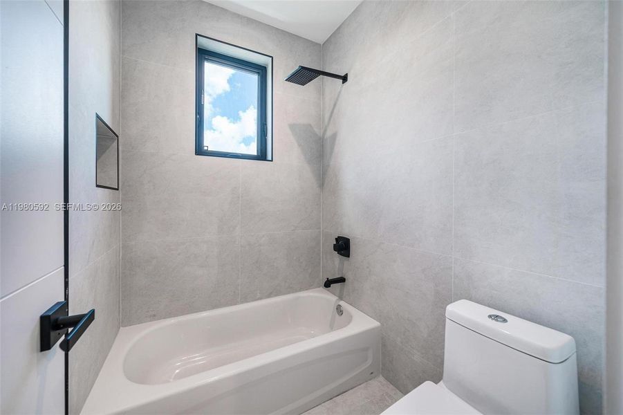 Furnished interior view inside a new home in , Miami (Image 28).