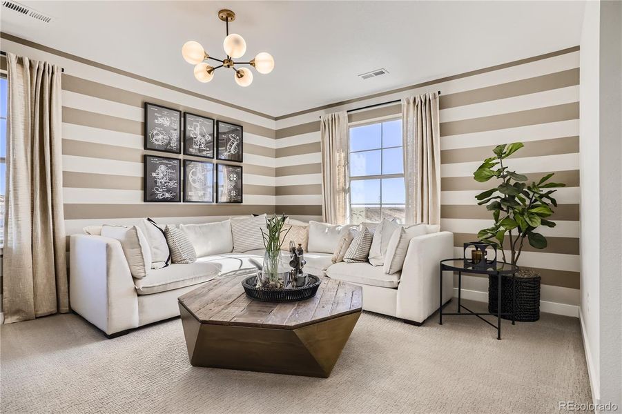 This picture is a representation. Not of actual home.