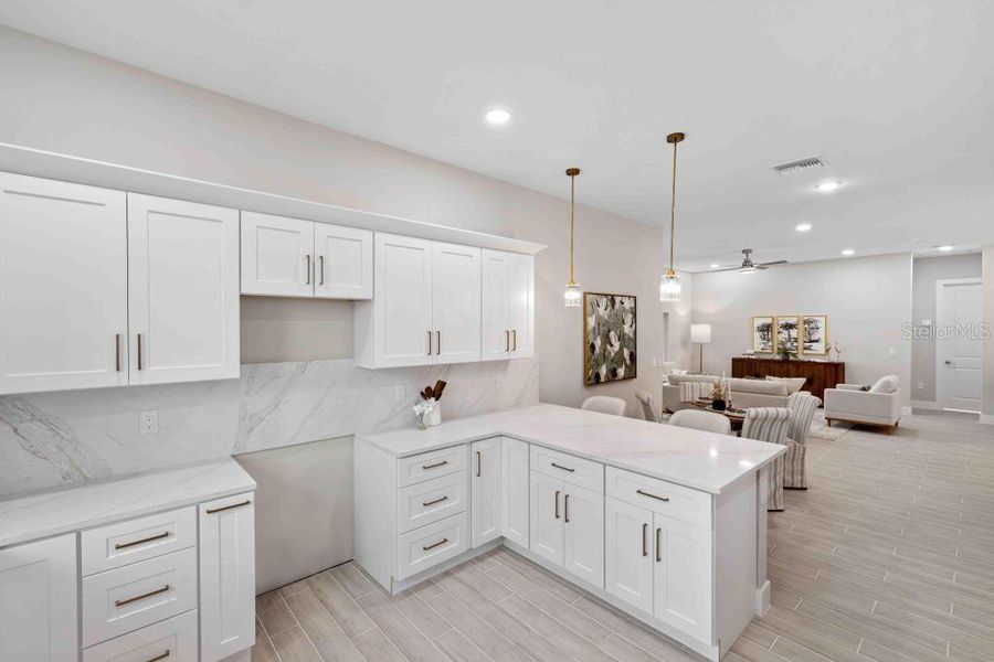 Furnished interior view inside a new home in , Placida (Image 6).