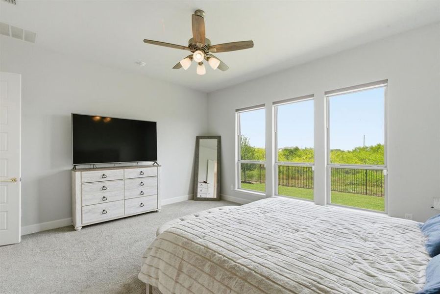 Furnished interior view inside a new home in Sweetgrass, Haslet (Image 15).