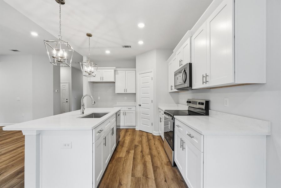 Furnished interior view inside a new home in Southern Charm, Crestview (Image 10).
