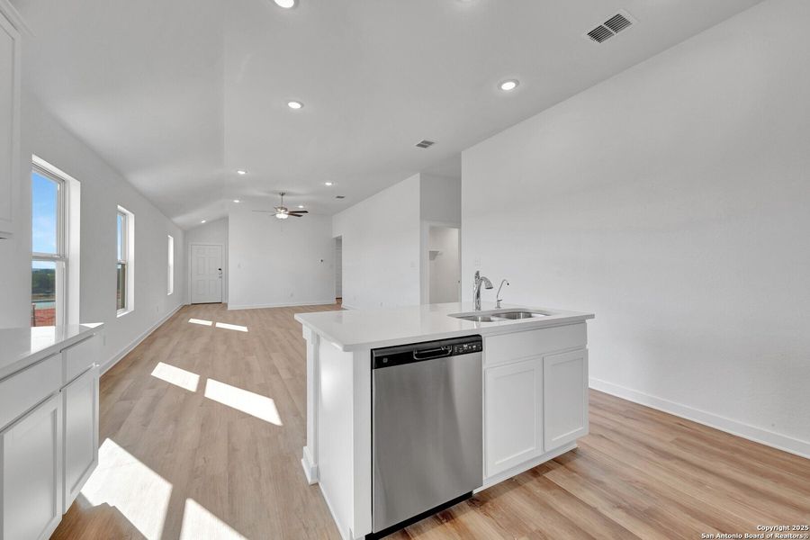 Furnished interior view inside a new home in Mesquite Ridge, San Antonio (Image 13).