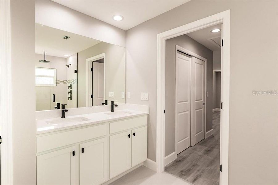 MASTER BATH - PHOTO OF MODEL MATCH FINISHES TO SUBJ UNDER CONSTRUCTION MASTER BATH - PHOTO OF MODEL MATCH FINISHES TO SUBJ UNDER CONSTRUCTION