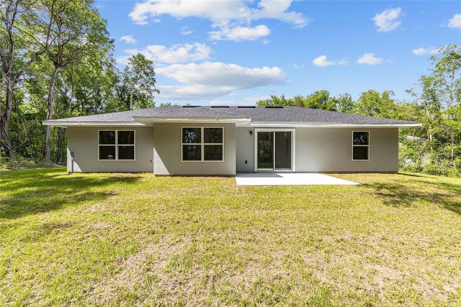 Exterior details and patio area of a home in , Ocala (Image 25).